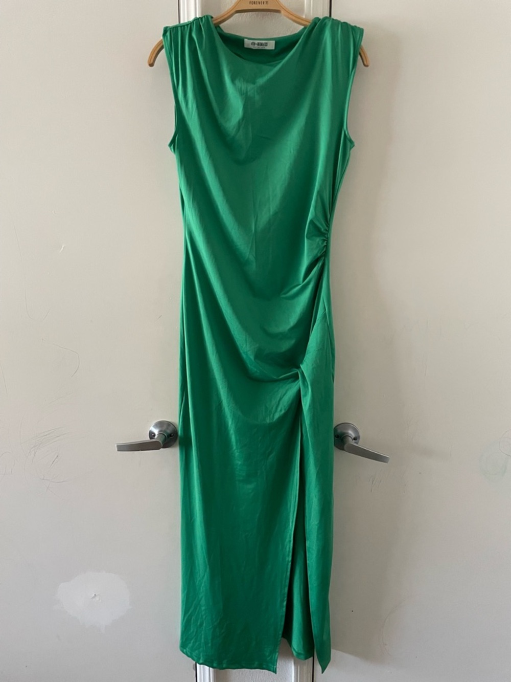4th + Reckless green maxi dress
